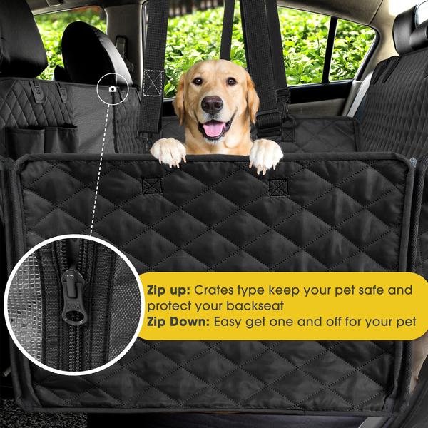  Pieviev Double Layer Dog Car Seat Cover for Dogs, Backseat Dog  Cover for Car, SUV, Truck, Odorless and Harmless to Keep Your Pets and Seat  Cushion Safe-M : Pet Supplies