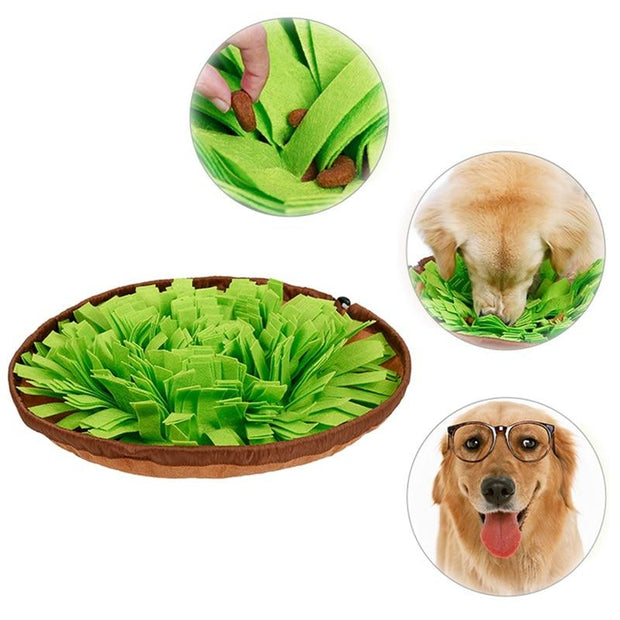 Feeding Mat Puzzle, Snuffle Mat for Large Medium Small Dogs, Dog