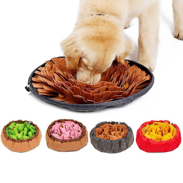 Round Pet Snuffle Bowl - Best Quality Pet Dog Snuffle Bowls and Mats Online- Family Pooch
